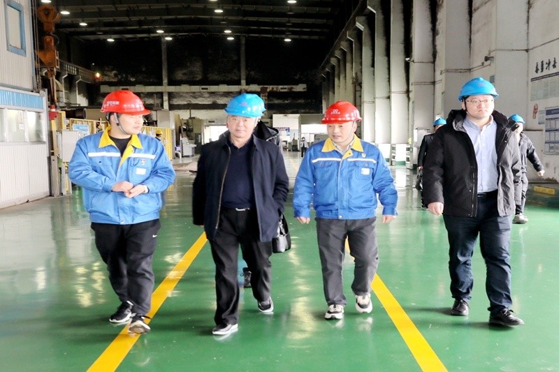 2024年 1月30日，浙江省经信厅机关党委二级巡视员孙自强莅临星空体育官方登录入口开展岁末年初安全生产督导