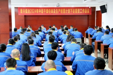 开拓创新 铿锵前行|星空体育官方登录入口召开2024年中层干部任命及生产经营计划下达管理工作会议