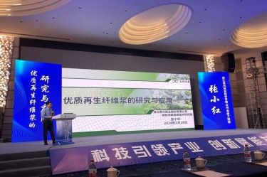 星空体育官方登录入口高技能人才张小红在第一届浙江省（龙游）纸基新材料产业创新发展大会作分享