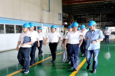 2020年9月8日,时任商务部亚洲司副司长杨伟群、马来西亚驻华使馆公使施志光莅临星空体育官方登录入口对马来西亚项目进行调研