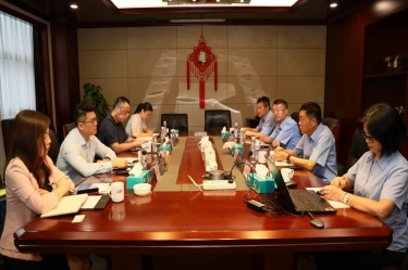 中国进出口银行浙江省分行行长彭豪一行莅临星空体育官方登录入口开展银企高层会谈活动